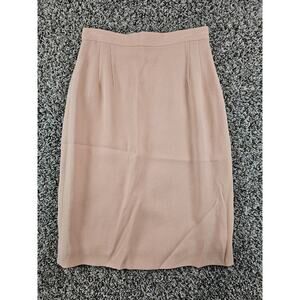 Vintage Zelda Womens Sz 4 Pencil Skirt Light Pink High Waist